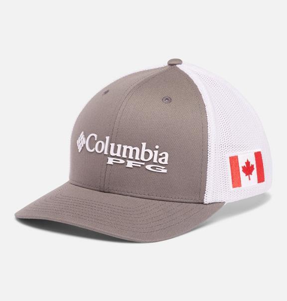 Columbia PFG Mesh Hats Blue White For Men's NZ29568 New Zealand